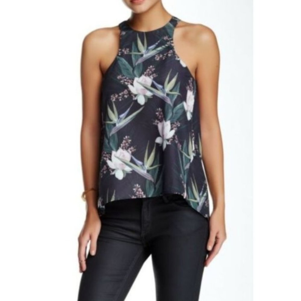 Stylestalker Flowerbomb Tank Top in Dark Tropical